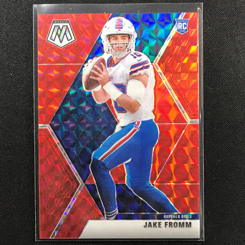 2020 Mosaic Jake Fromm Choice Rookie Fusion Red 60/80