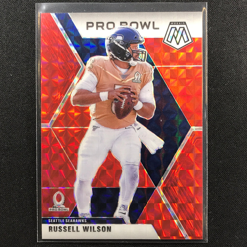 2020 Mosaic Russell Wilson Choice Pro Bowl Fusion Red 35/80