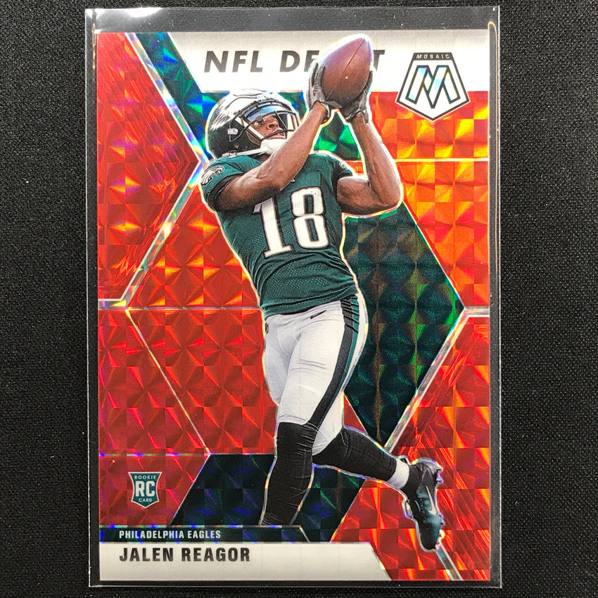 2020 Mosaic Jalen Reagor Choice Nfl Debut Rookie Fusion Red 49/80