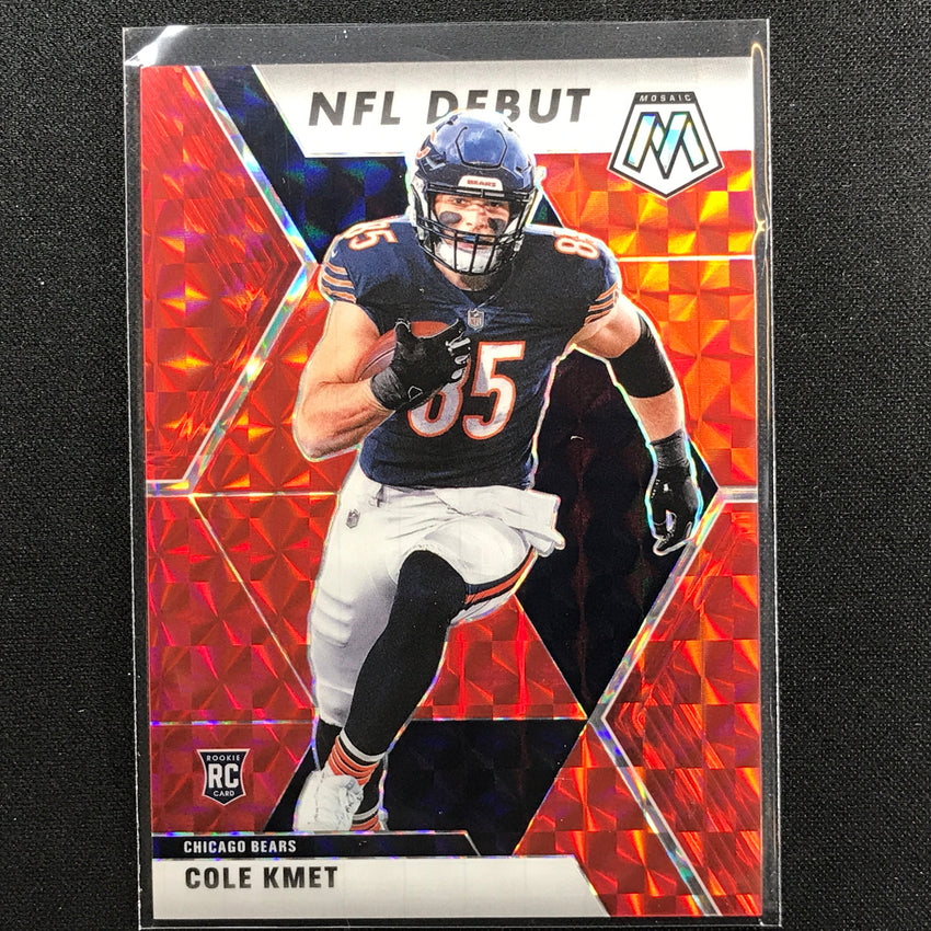 2020 Mosaic Cole Kmet Choice Nfl Debut Rookie Fusion Red 80/80