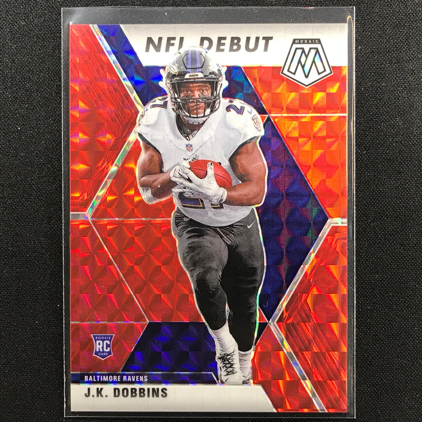 2020 Mosaic J.k. Dobbins Choice Nfl Debut Rookie Fusion Red 5/80
