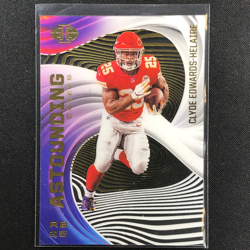 2020 Illusions CLYDE EDWARDS-HELAIRE Astounding Acetate Rookie Base #4