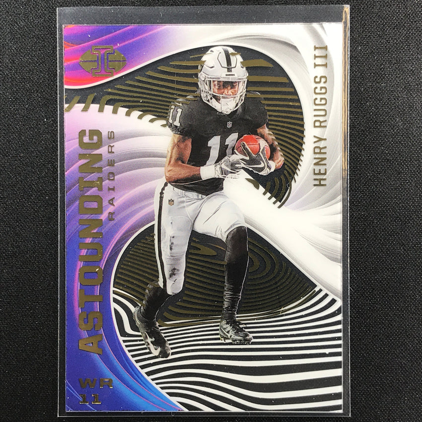 2020 Illusions HENRY RUGGS III Astounding Acetate Rookie Base #9