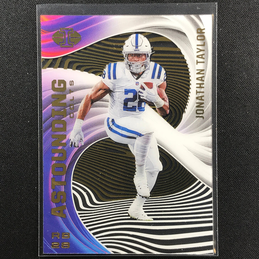 2020 Illusions JONATHAN TAYLOR Astounding Acetate Rookie Base #10