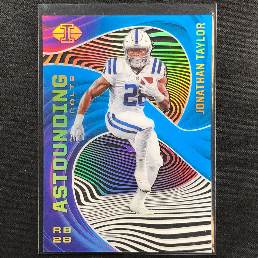 2020 Illusions Jonathan Taylor Astounding Acetate Rookie Light Blue /299