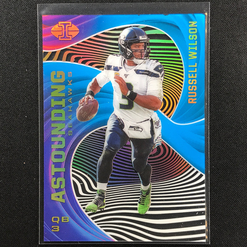 2020 Illusions Russell Wilson Astounding Acetate Light Blue /299