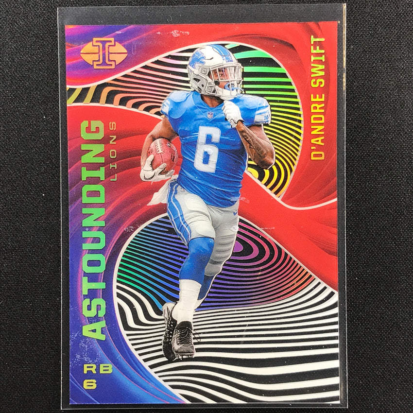 2020 Illusions Dandre Swift Astounding Acetate Rookie Red /149