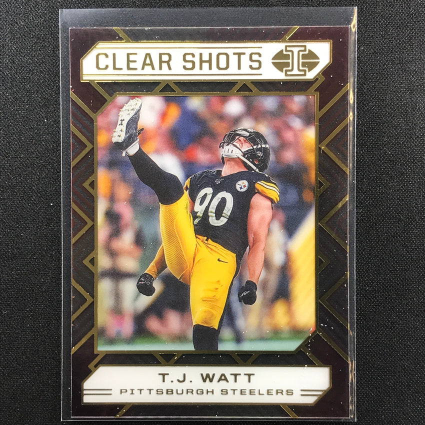 2020 Illusions T.J. WATT Clear Shots Acetate Base #5