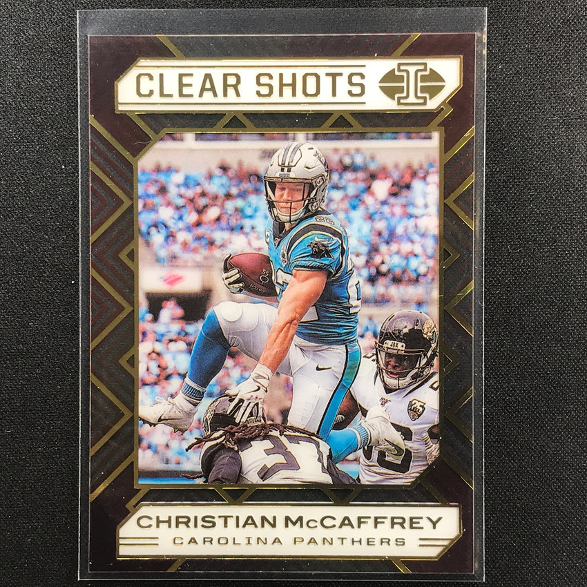 2020 Illusions CHRISTIAN MCCAFFREY Clear Shots Acetate Base #8