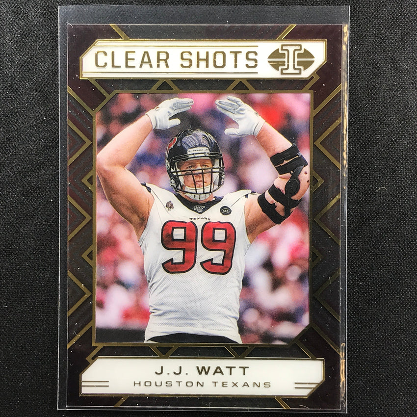 2020 Illusions J.J WATT Clear Shots Acetate Base #10