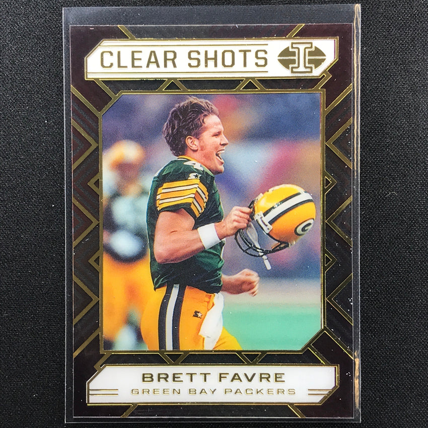 2020 Illusions BRETT FAVRE Clear Shots Acetate Base #12