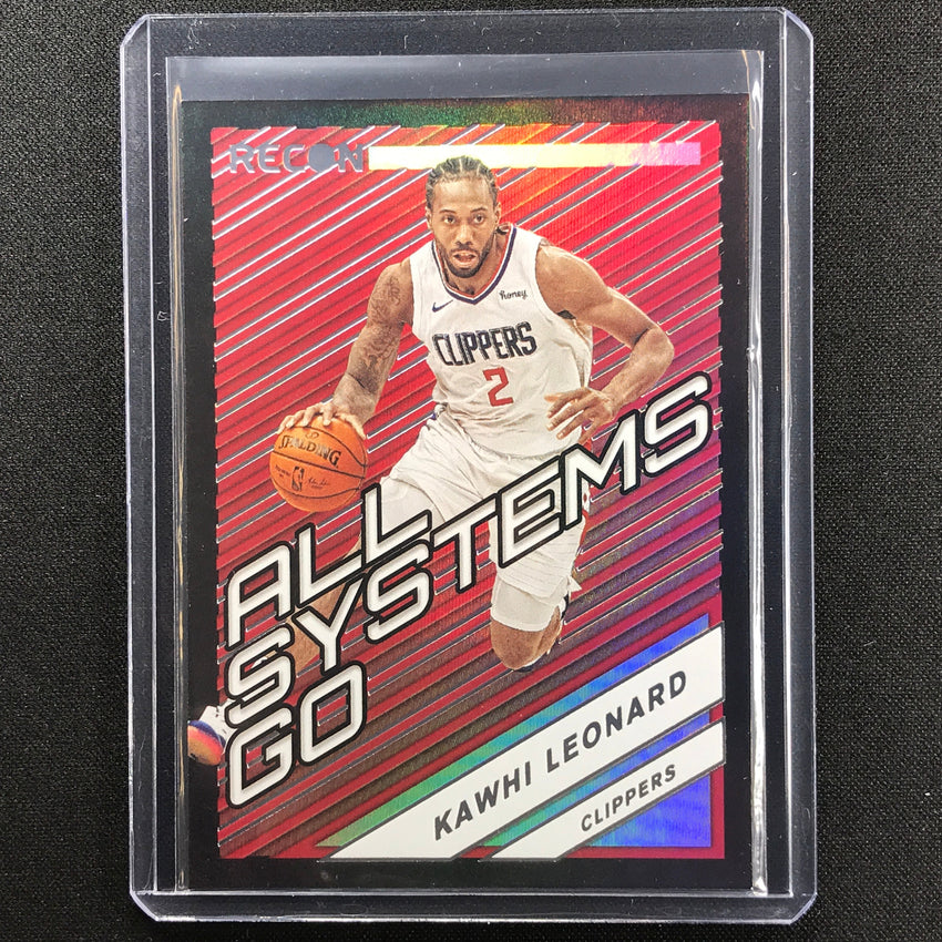 2021-22 Recon KAWHI LEONARD All Systems Go Base #3