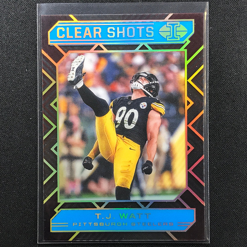 2020 Illusions T.j. Watt Clear Shots Acetate Light Blue /299