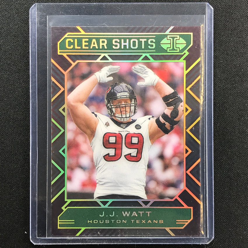 2020 Illusions J.j. Watt Clear Shots Acetate Green 5/10