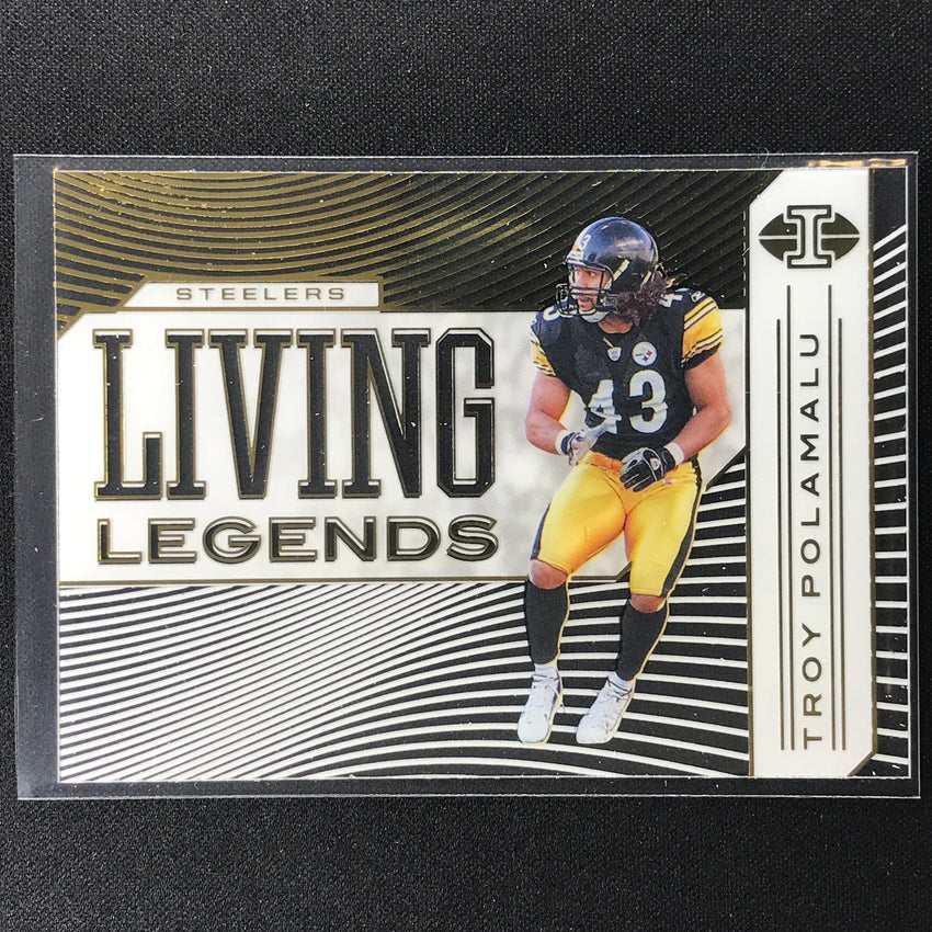 2020 Illusions Troy Polamalu Living Legends Acetate Base No 10