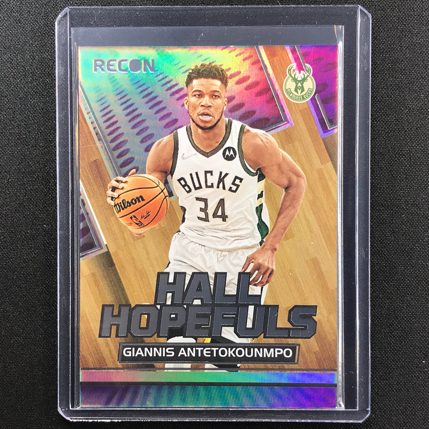 2021-22 Recon Giannis Antetokounmpo Hall Hopefuls Base No 8