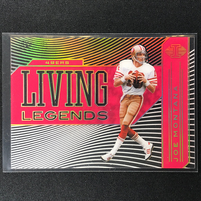 2020 Illusions Joe Montana Living Legends Acetate Pink /399