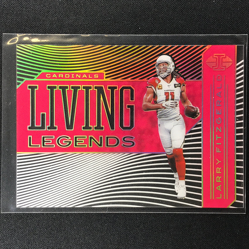 2020 Illusions Larry Fitzgerald Living Legends Acetate Pink /399