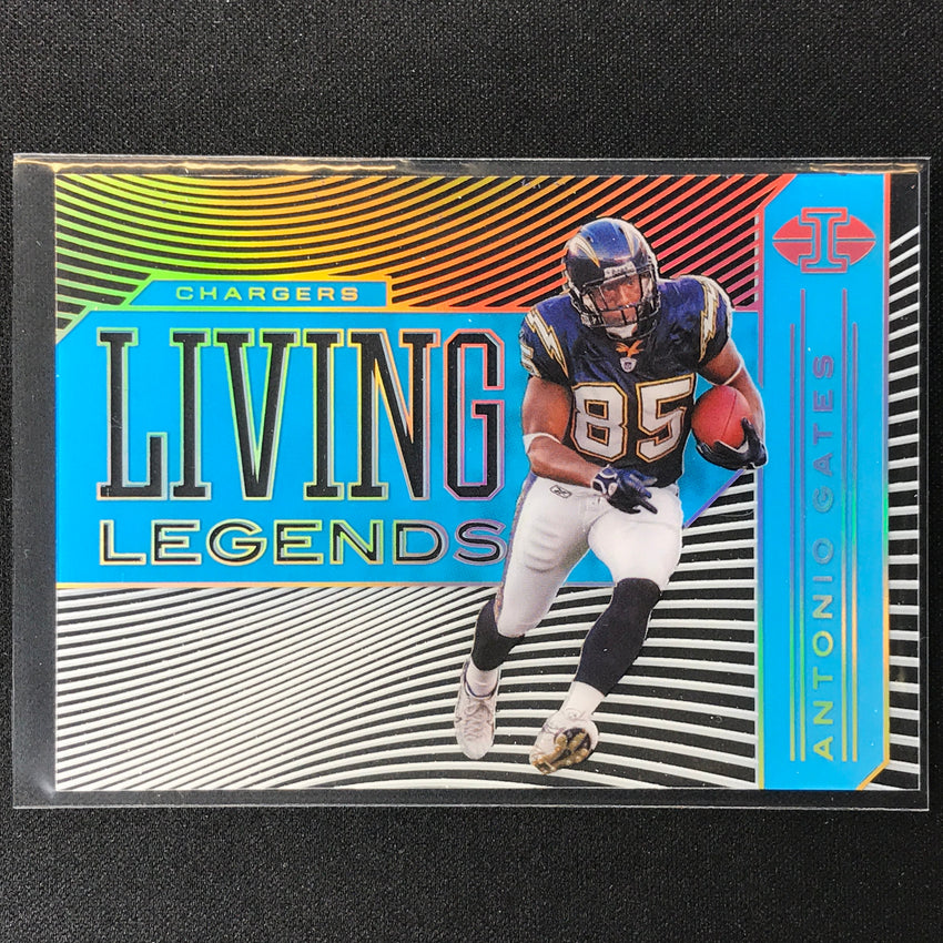 2020 Illusions Antonio Gates Living Legends Acetate Light Blue /299