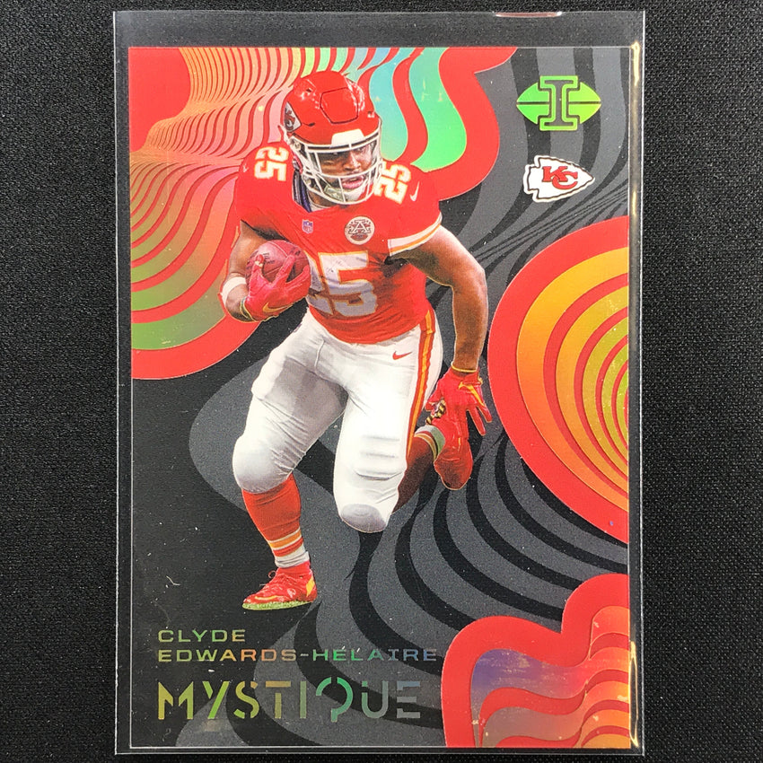 2020 Illusions Clyde Edwards-helaire Mystique Acetate Rookie Red /149