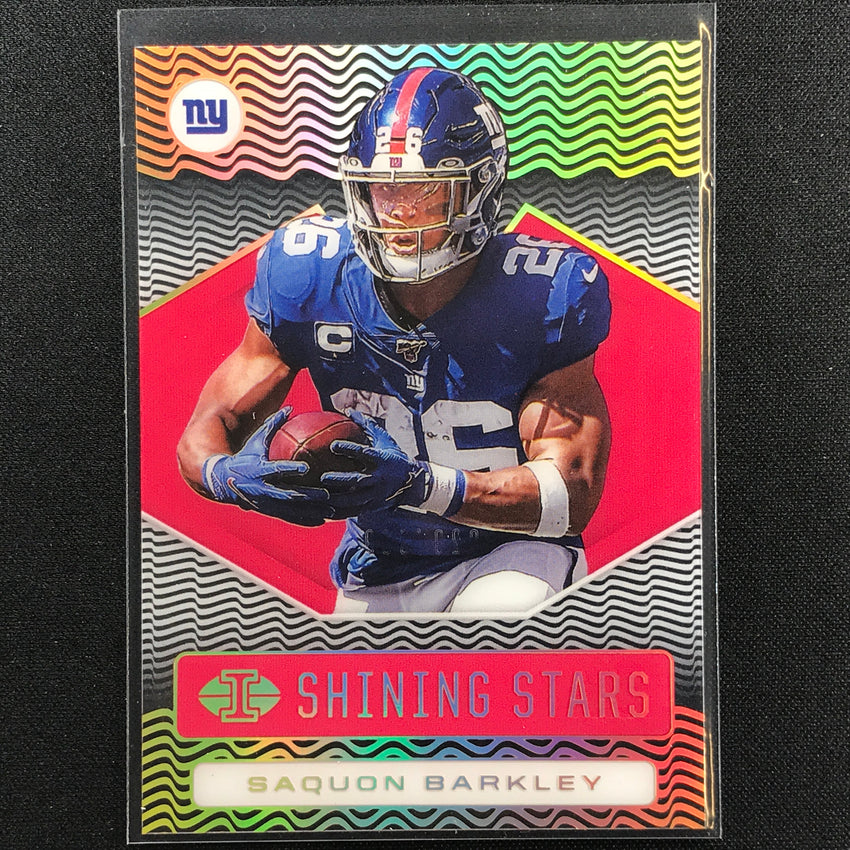 2020 Illusions Saquon Barkley Shining Stars Acetate Pink /399