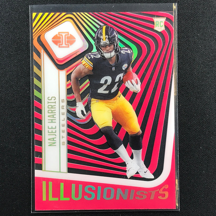 2021 Illusions Najee Harris Rookie Illusionists Acetate Pink 144/399