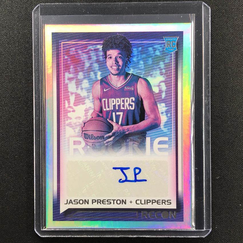 2021-22 Recon Jason Preston Rookie Signatures Auto No Jsp