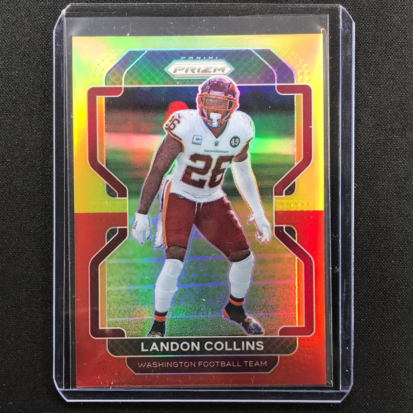 2021 Prizm Landon Collins Red And Yellow 9/39