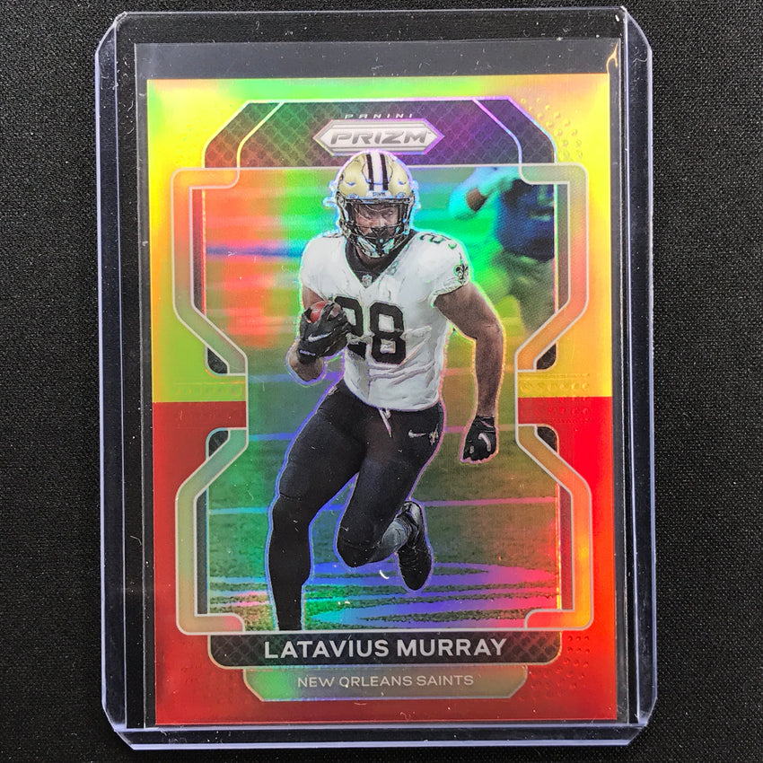 2021 Prizm Latavius Murray Red And Yellow 4/39