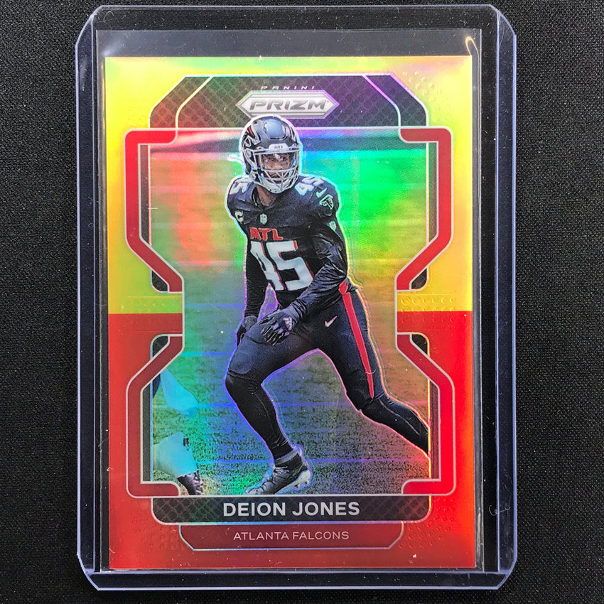 2021 Prizm Deion Jones Red And Yellow 27/39