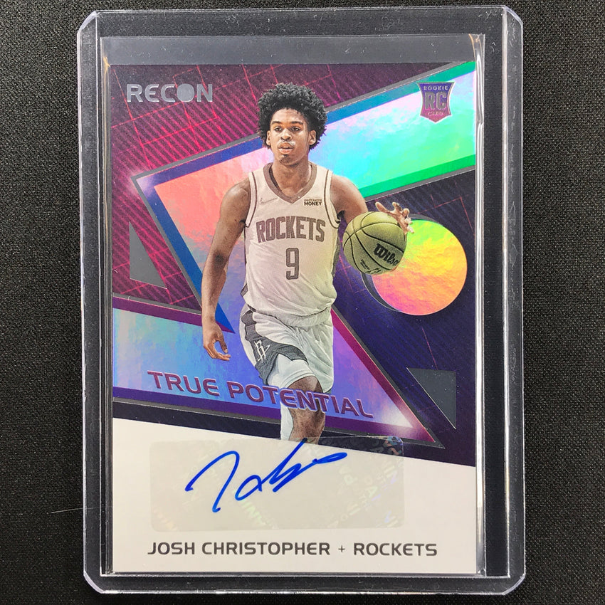 2021-22 Recon Josh Christopher True Potential Signatures Rookie Auto No Jct