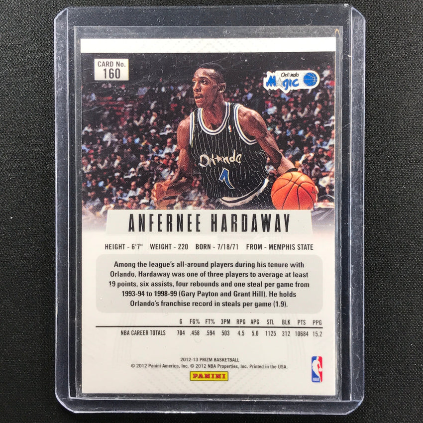 2012-13 Prizm Anfernee Hardaway Silver Prizm Sp No 160