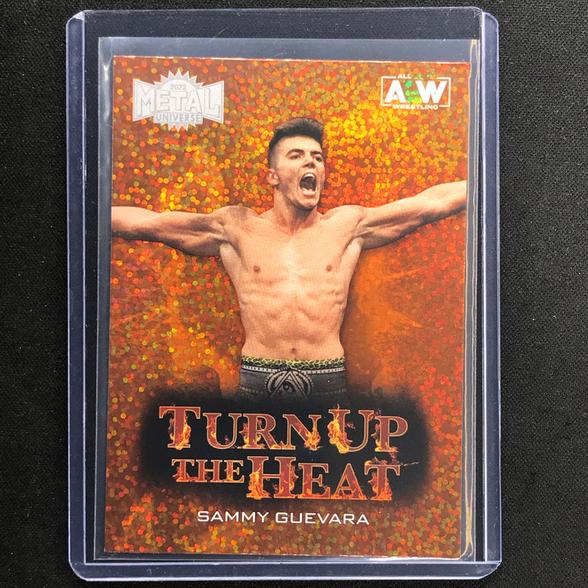2022 Metal Universe AEW SAMMY GUEVARA Turn up the Heat Base #12