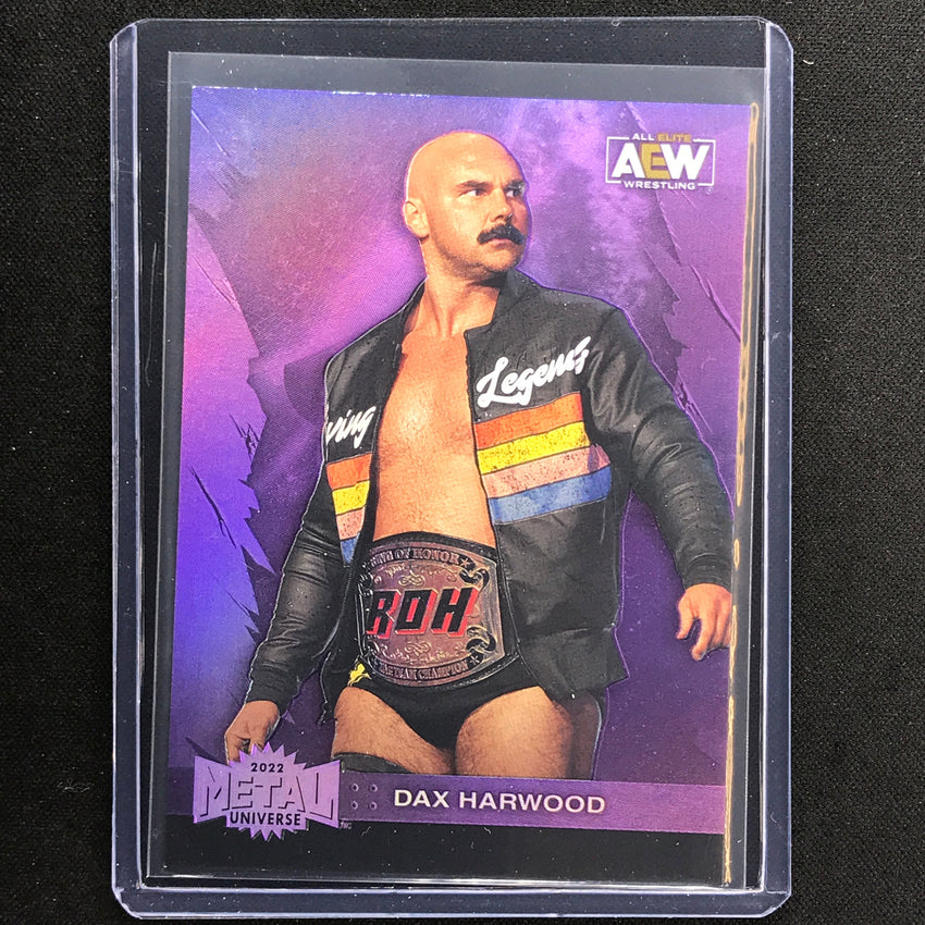 2022 Metal Universe AEW Dax Harwood Base High Series Purple Spectrum 196/199