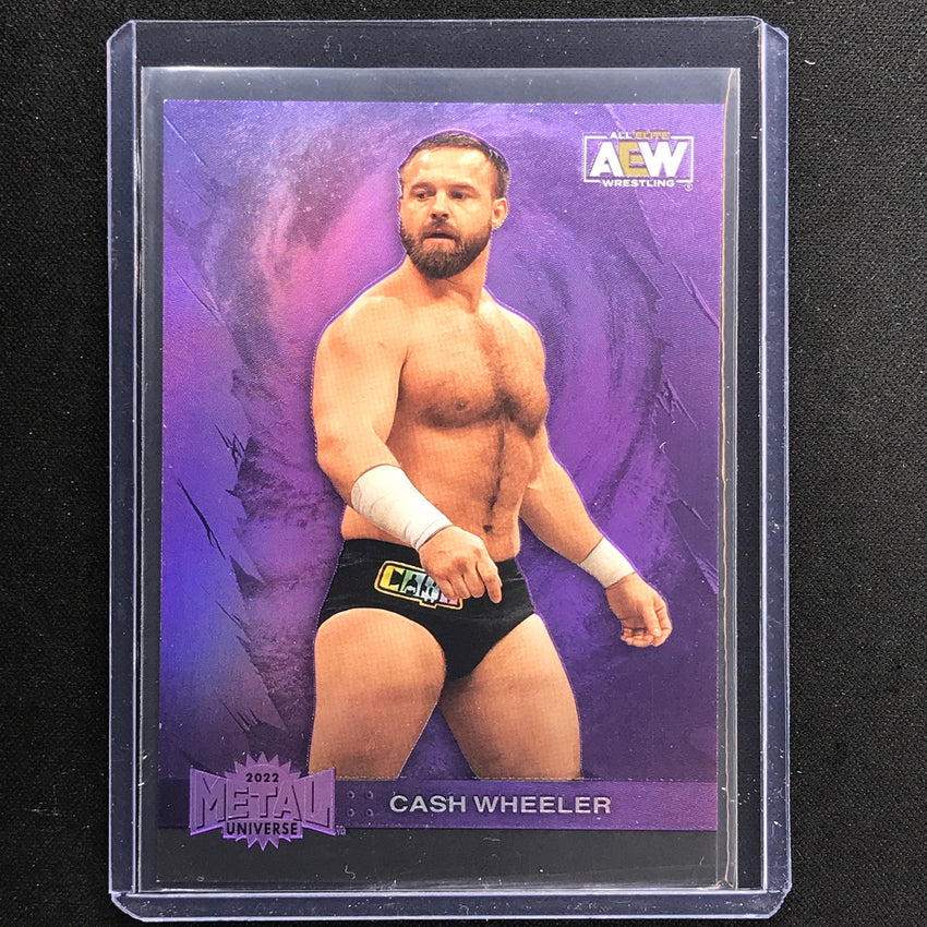 2022 Metal Universe AEW Cash Wheeler Base High Series Purple Spectrum 152/199