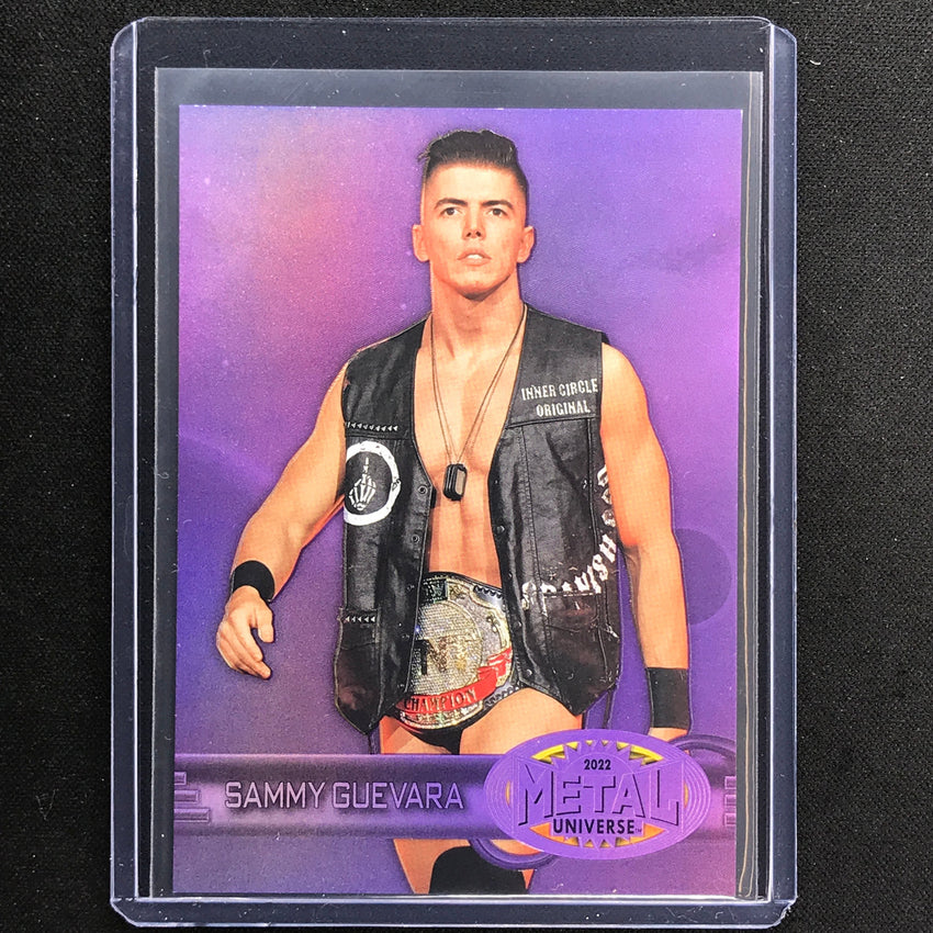 2022 Metal Universe AEW Sammy Guevara 1997-98 Retro Purple Spectrum 8/199