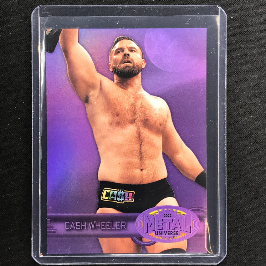 2022 Metal Universe AEW Cash Wheeler 1997-98 Retro Purple Spectrum 121/199