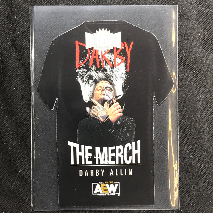 2022 Metal Universe AEW DARBY ALLIN The Merch Die-Cut Base #16