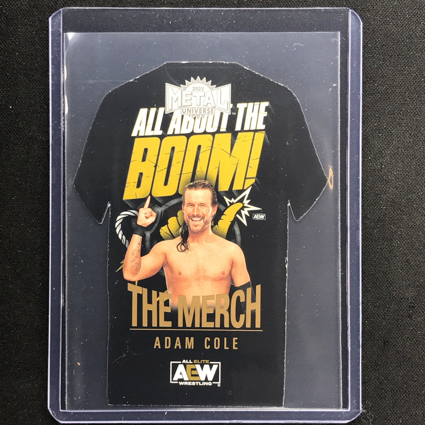 2022 Metal Universe AEW Adam Cole The Merch Die-cut Gold 9/25