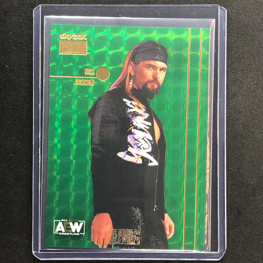 2022 Metal Universe AEW Nick Jackson Skybox Premium Star Emeralds 9/10