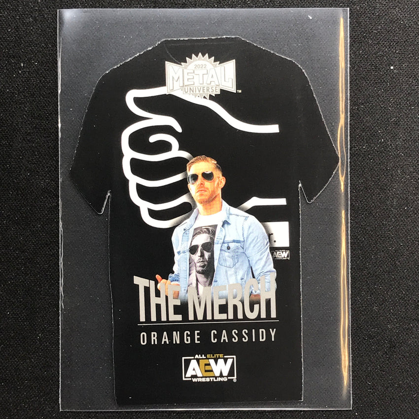 2022 Metal Universe AEW ORANGE CASSIDY The Merch Die-Cut Base #18