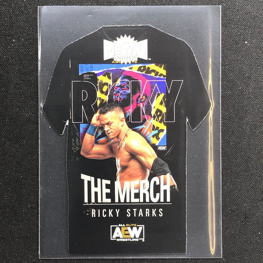 2022 Metal Universe AEW RICKY STARKS The Merch Die-Cut Base #21