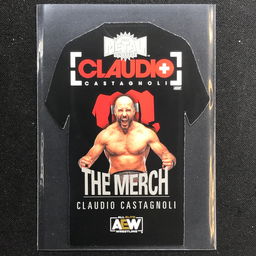 2022 Metal Universe AEW Claudio Castagnoli The Merch Die-cut Base No 22