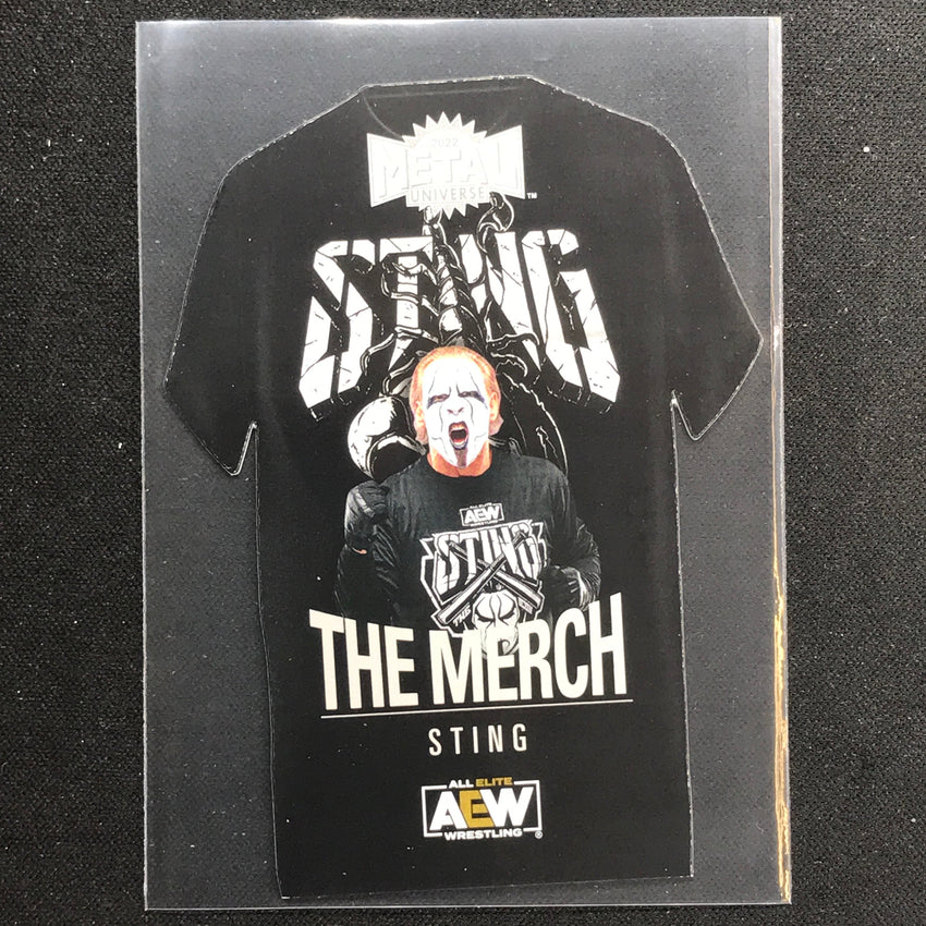 2022 Metal Universe AEW STING The Merch Die-Cut Base #23
