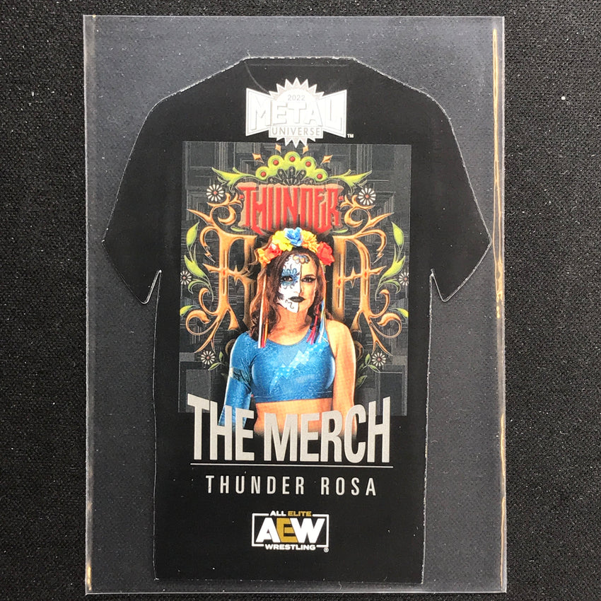 2022 Metal Universe AEW THUNDER ROSA The Merch Die-Cut Base #27