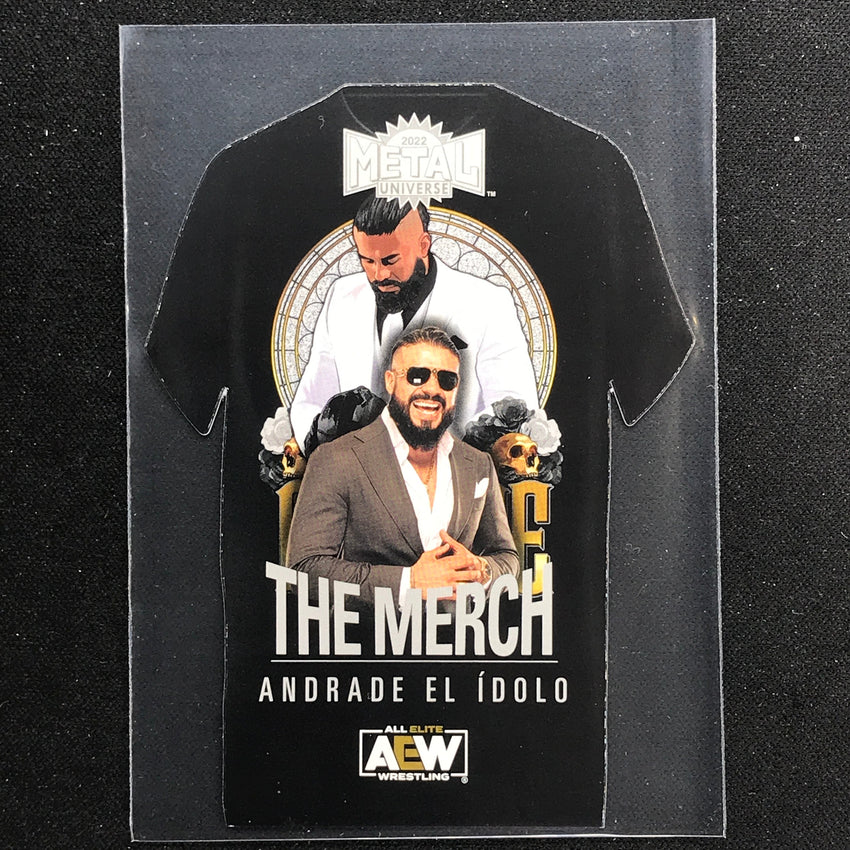 2022 Metal Universe AEW ANDRADE EL IDOLO The Merch Die-Cut Base #29