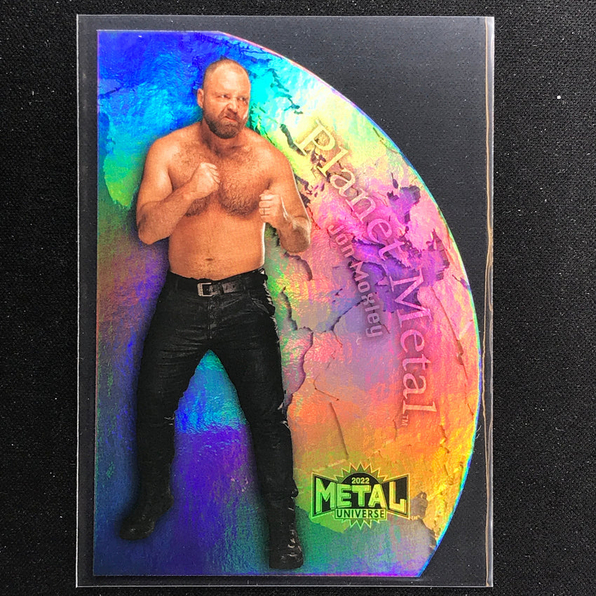 2022 Metal Universe AEW JON MOXLEY Planet Metal Die-Cut Base #5