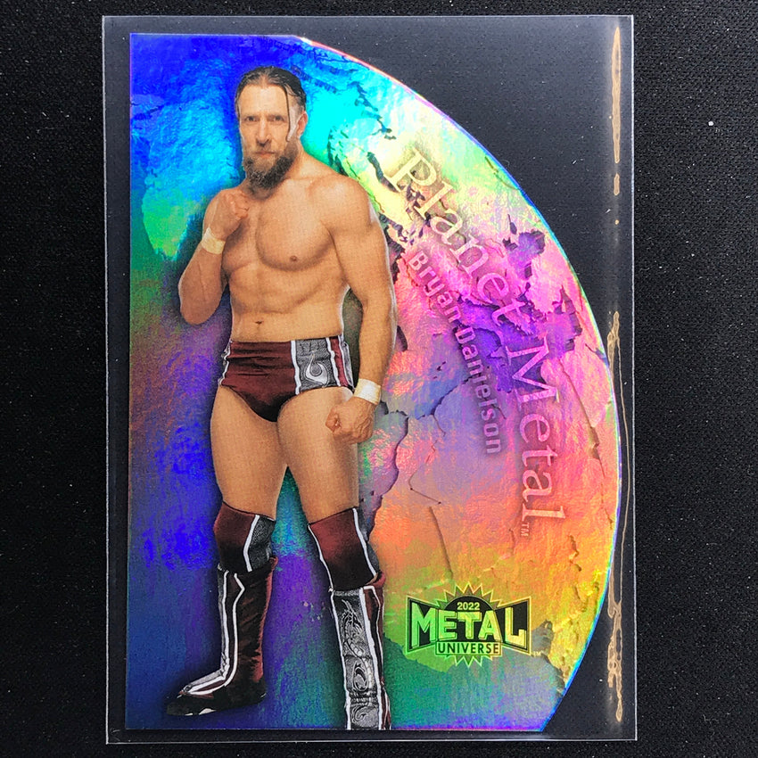 2022 Metal Universe AEW BRYAN DANIELSON Planet Metal Die-Cut Base #17