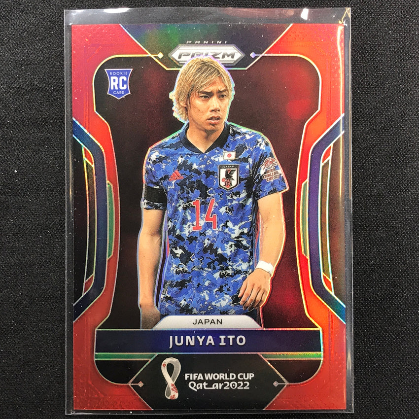 2022 Prizm FIFA World Cup Qatar JUNYA ITO Rookie Red /399 #127