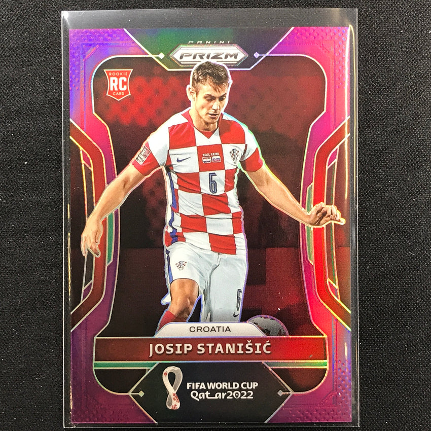 2022 Prizm FIFA World Cup Qatar JOSIP STANISIC Rookie Purple 109/199 #58